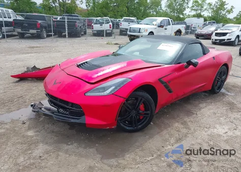 2016 Chevrolet Corvette Stingray из США, поврежденный, VIN 1G1YD3D76G5107169